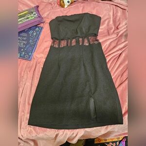 Strapless Black Dress